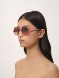  Kính Chloe Olivia Sunglasses 'Transparent Light Brown' 