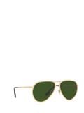  Kính Nam Burberry Eyewear Scott Aviator Frame Sunglasses 'Green' 