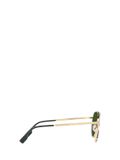  Kính Nam Burberry Eyewear Scott Aviator Frame Sunglasses 'Green' 