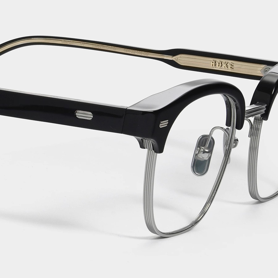 gentle monster Roke 01 ブラック Gentle Monster Roke 01 Square-Frame Glasses - Black | Editorialist