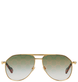  Kính Gucci Aviator Sunglasses 'Gold' 