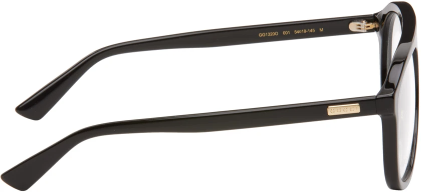  Kính Nam Gucci Aviator Glasses 'Black' 