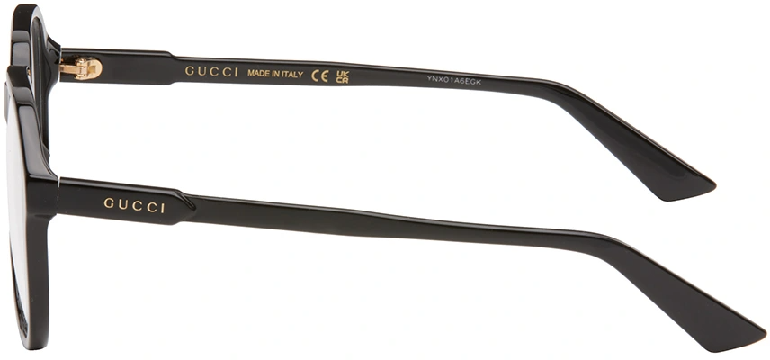  Kính Nam Gucci Aviator Glasses 'Black' 