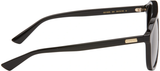  Kính Nam Gucci Aviator Sunglasses 'Black' 