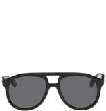  Kính Nam Gucci Aviator Sunglasses 'Black' 