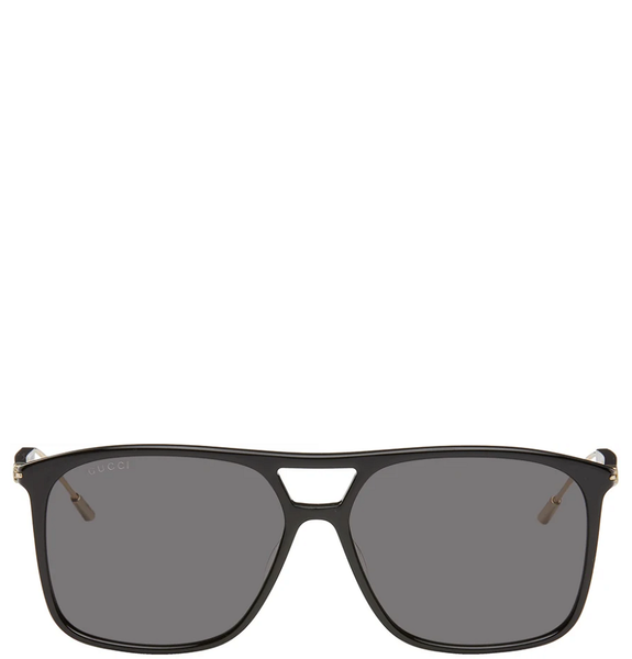  Kính Nam Gucci Aviator Sunglasses 'Black' 