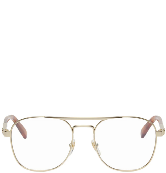  Kính Nam Gucci Aviator Sunglasses 'Gold' 