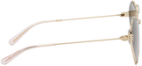  Kính Nam Gucci Heart Sunglasses 'Gold' 