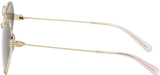  Kính Nam Gucci Heart Sunglasses 'Gold' 