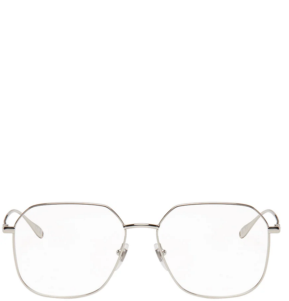  Kính Nam Gucci Hexagonal Glasses 'Silver' 