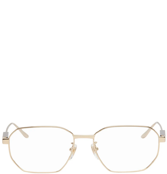  Kính Nam Gucci Oval Glasses 'Gold' 
