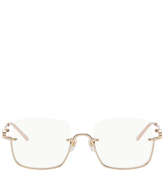  Kính Nam Gucci Square Sunglasses 'Gold' 