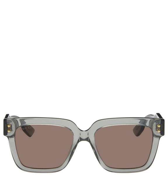  Kính Nam Gucci Square Sunglasses 'Gray' 
