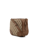  Túi Gucci Crossbody Shoulder Bag GG Canvas Leather Beige Brown 