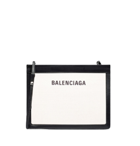  Túi Balenciaga Nữ Navy Medium Pouch 'Black Yellow Blue' 