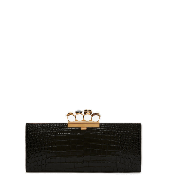  Túi Nam Alexander McQueen Jewelled Flat Pouch Black 