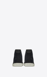  Giày Nam Saint Laurent Malibu Mid Top 'Black' 