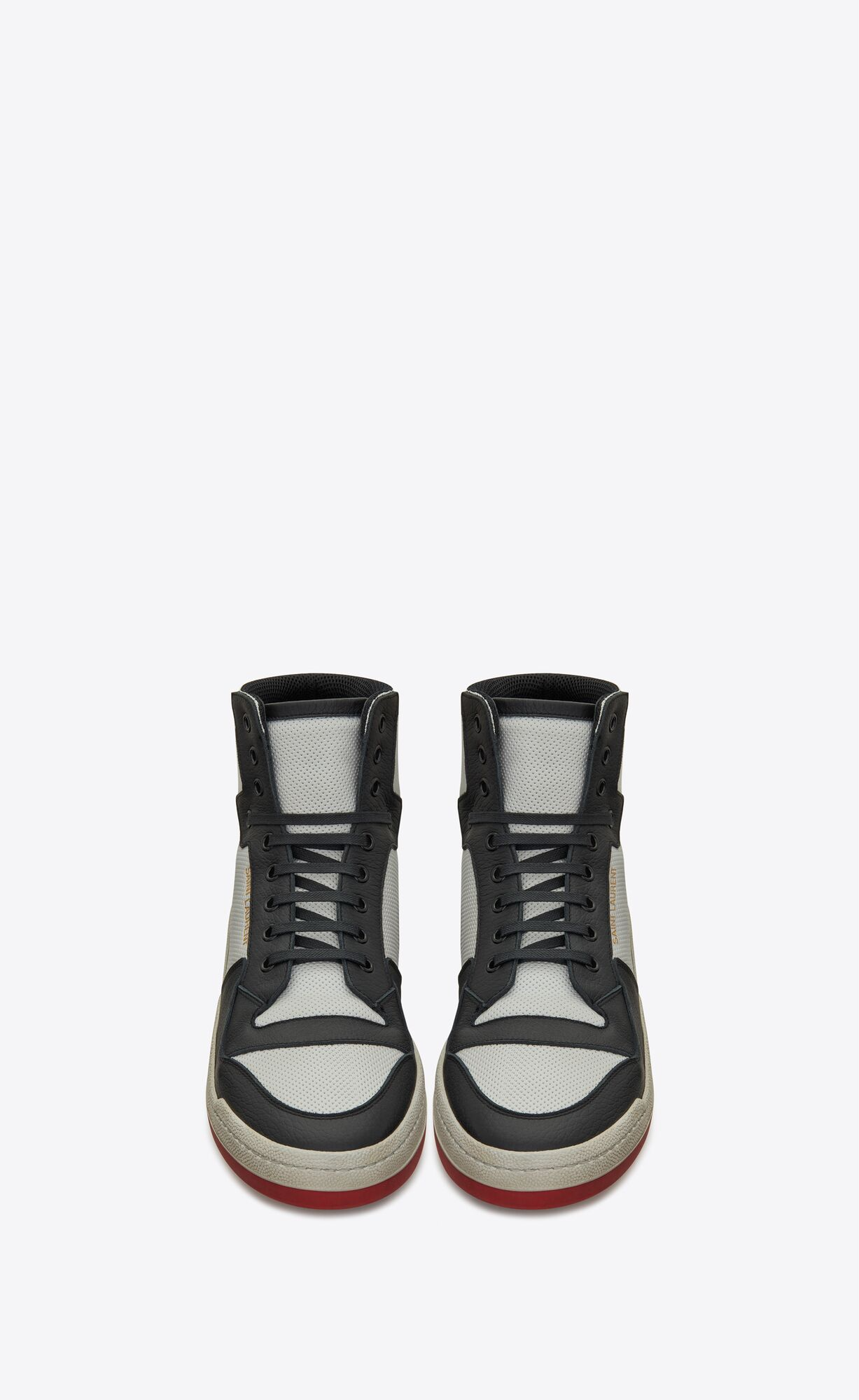  Giày Nam Saint Laurent SL24 Mid Top 'Optic White' 