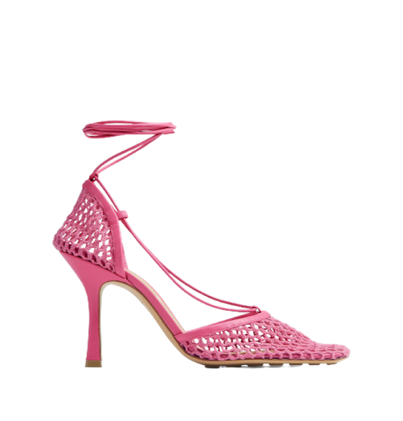  Giày Nữ Bottega Veneta Stretch Lace-Up Sandal 'Azalea' 
