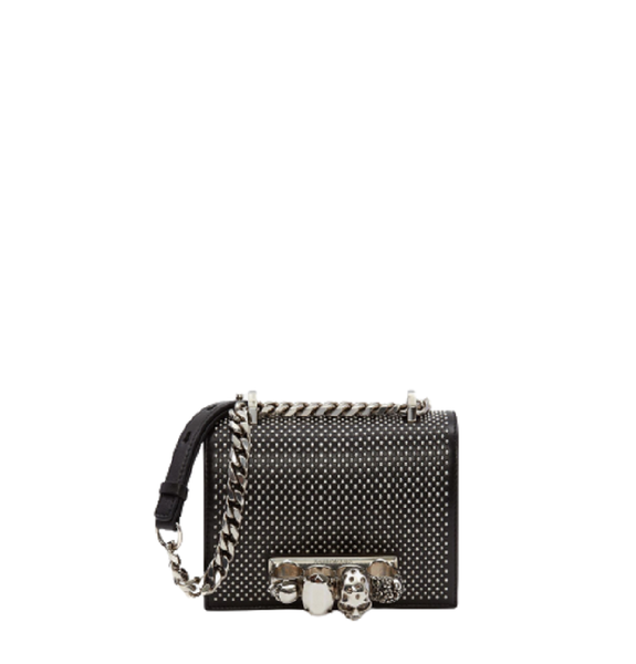  Túi Nữ Alexander McQueen Mini Jewelled Satchel 'Black' 