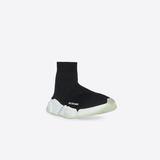  Giày Balenciaga Speed 2.0 Recycled Knit Trainers Glow In The Dark 'Black' 