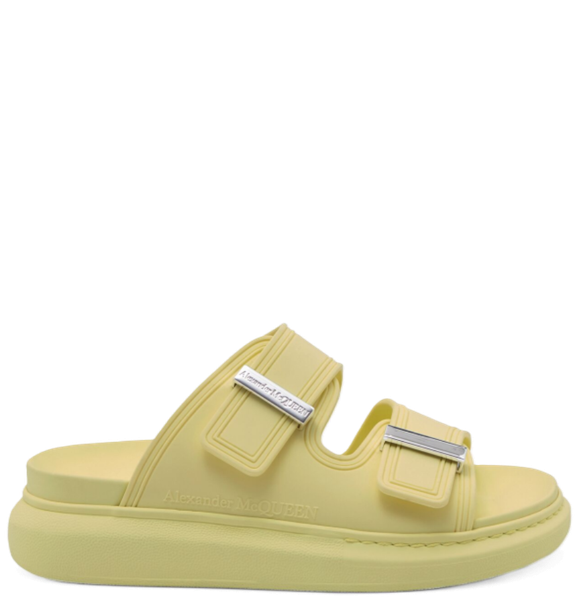  Dép Nữ Alexander McQueen Hybrid Slide 'Anise' 