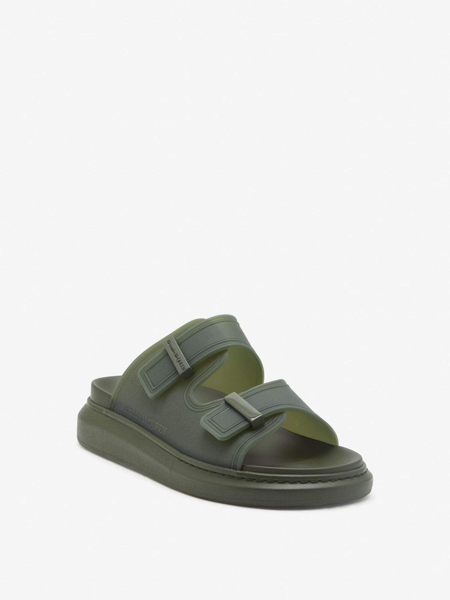  Dép Nam Alexander McQueen Hybrid 'Khaki' 