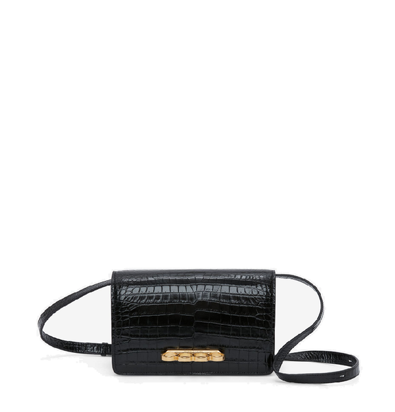  Túi Nữ Alexander McQueen The Four Ring in Black 