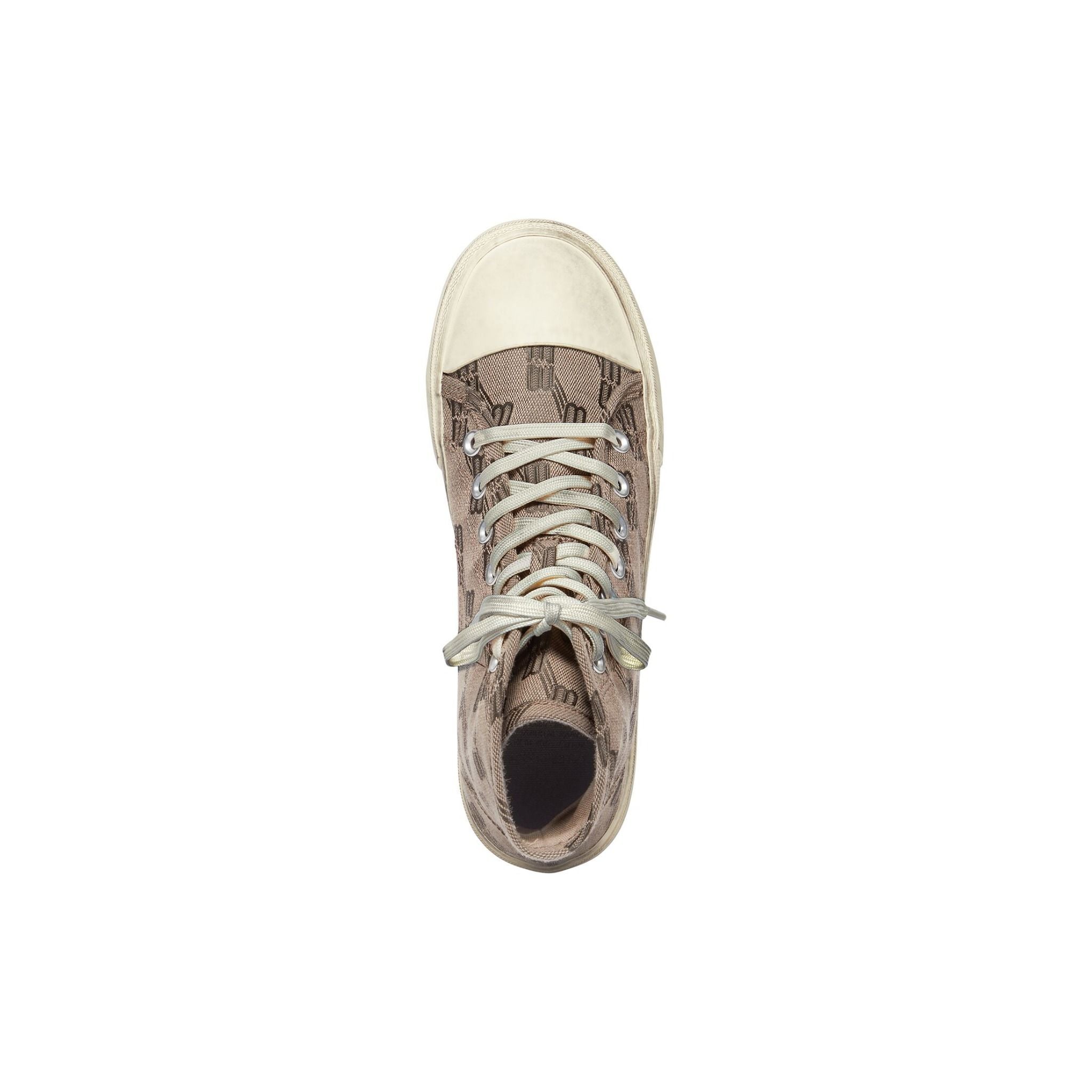  Giày Balenciaga Paris High Top Trainers Bb Monogram 'Dark Grey' 