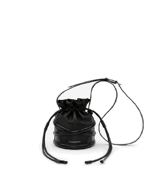  Túi Nữ Alexander McQueen The Soft Curve in Black 