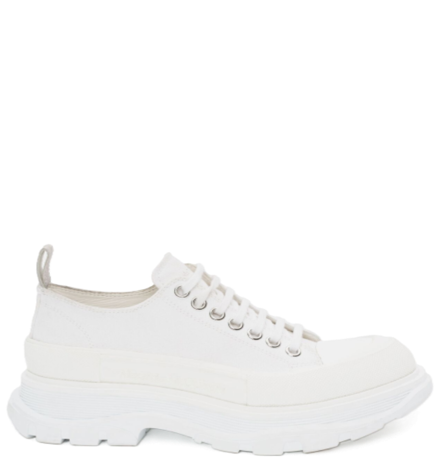  Giày Nữ Alexander McQueen Tread Slick 'White' 