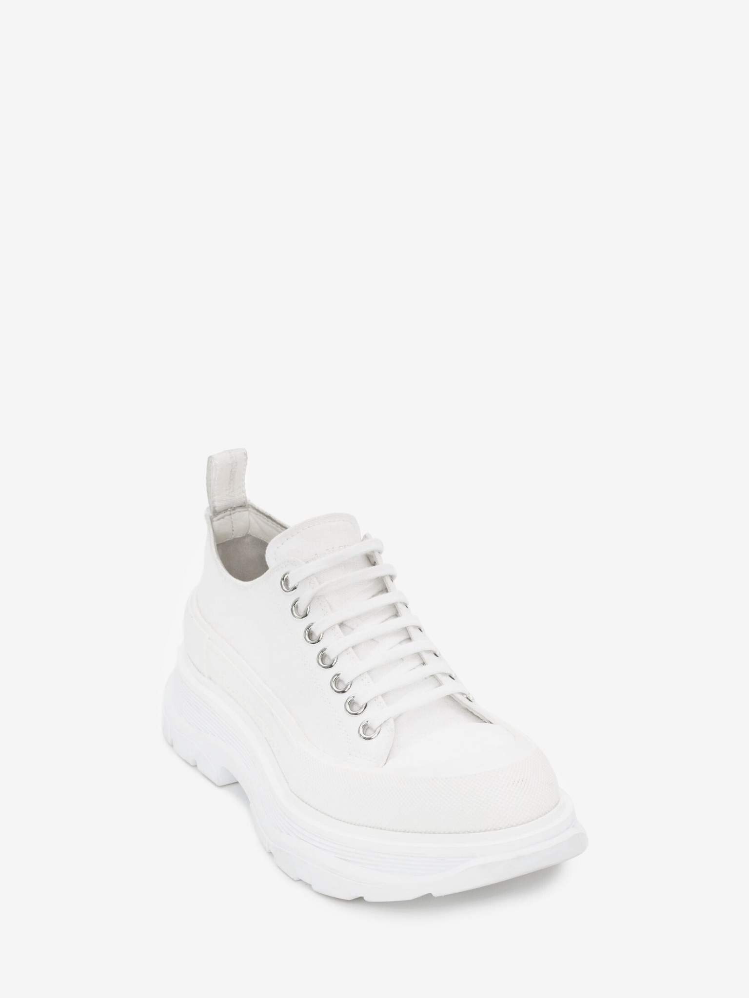  Giày Nữ Alexander McQueen Tread Slick 'White' 
