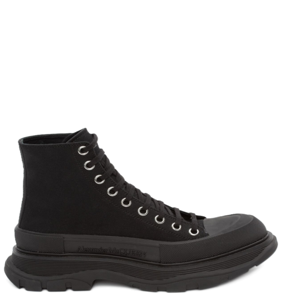  Giày Nữ Alexander McQueen Tread Slick 'Black' 