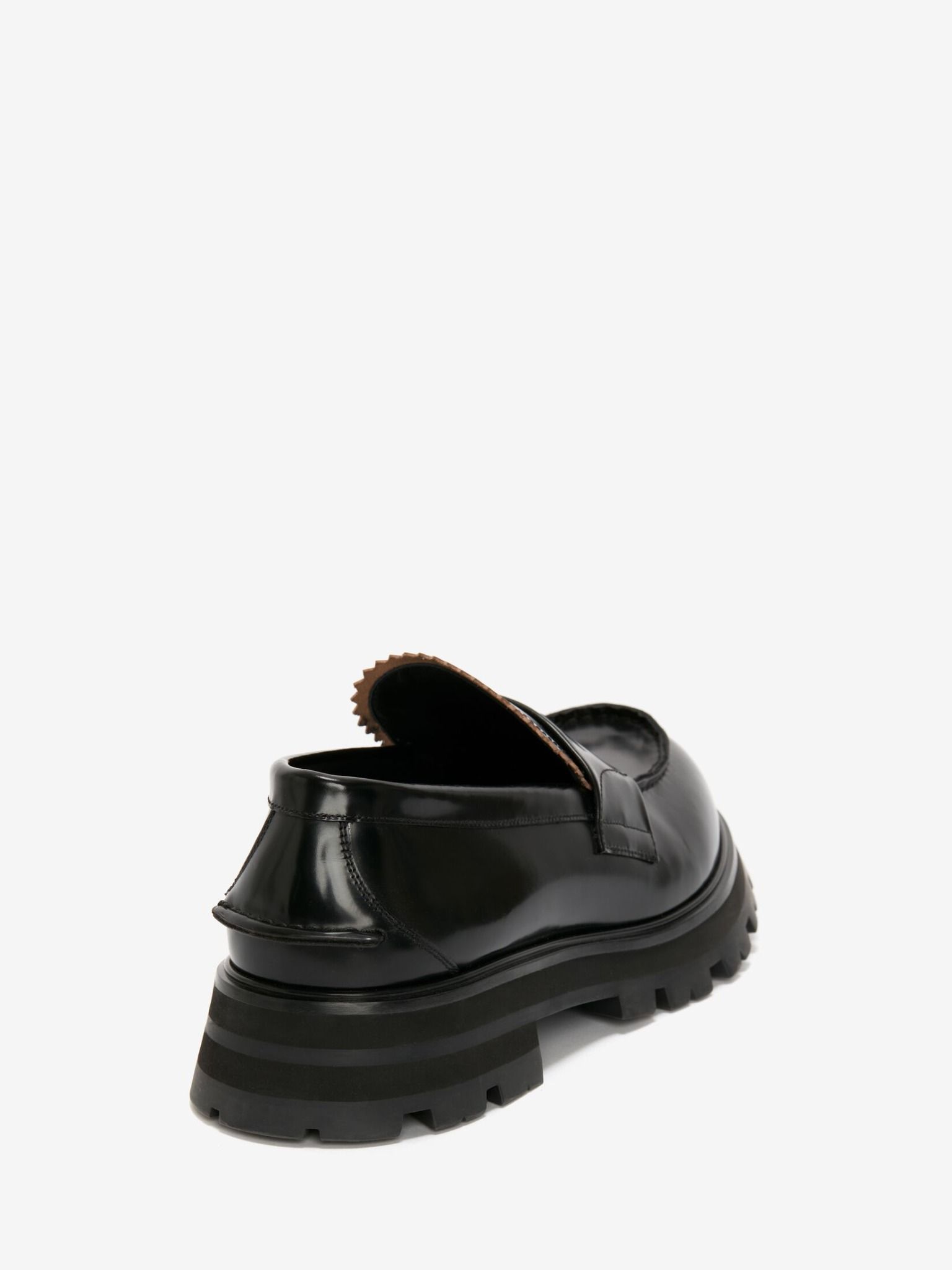  Giày Nam Alexander McQueen Seal Logo Loafer 'Black Silver' 