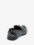  Giày Nam Alexander McQueen Silver Stud Loafer 'Black Silver' 