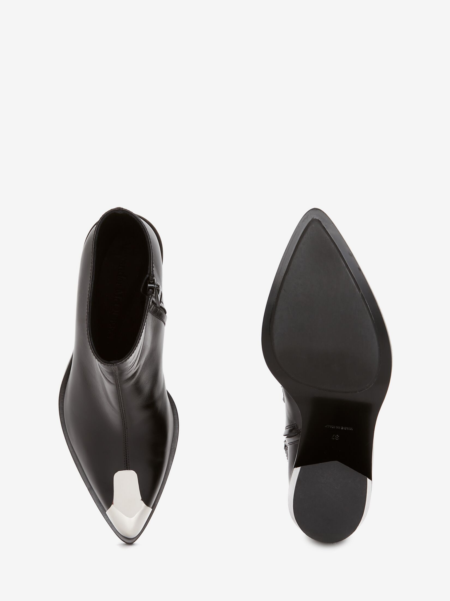  Giày Nữ Alexander McQueen Punk 'Black' 