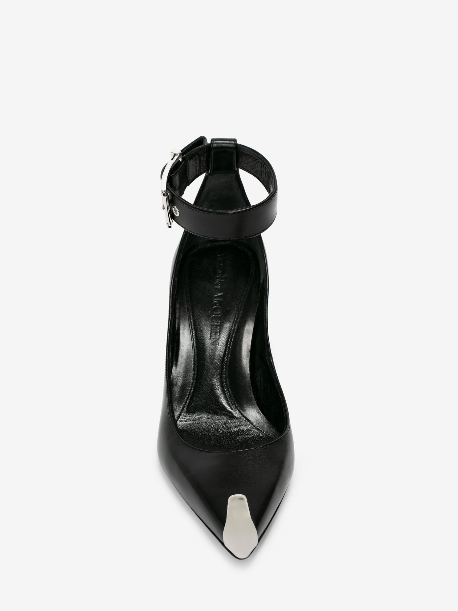  Giày Nữ Alexander McQueen Punk Ankle 'Black' 