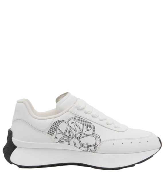  Giày Nữ Alexander McQueen Sprint Runner 'White' 