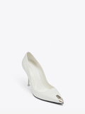  Giày Nữ Alexander McQueen Punk Pump 'Ivory' 