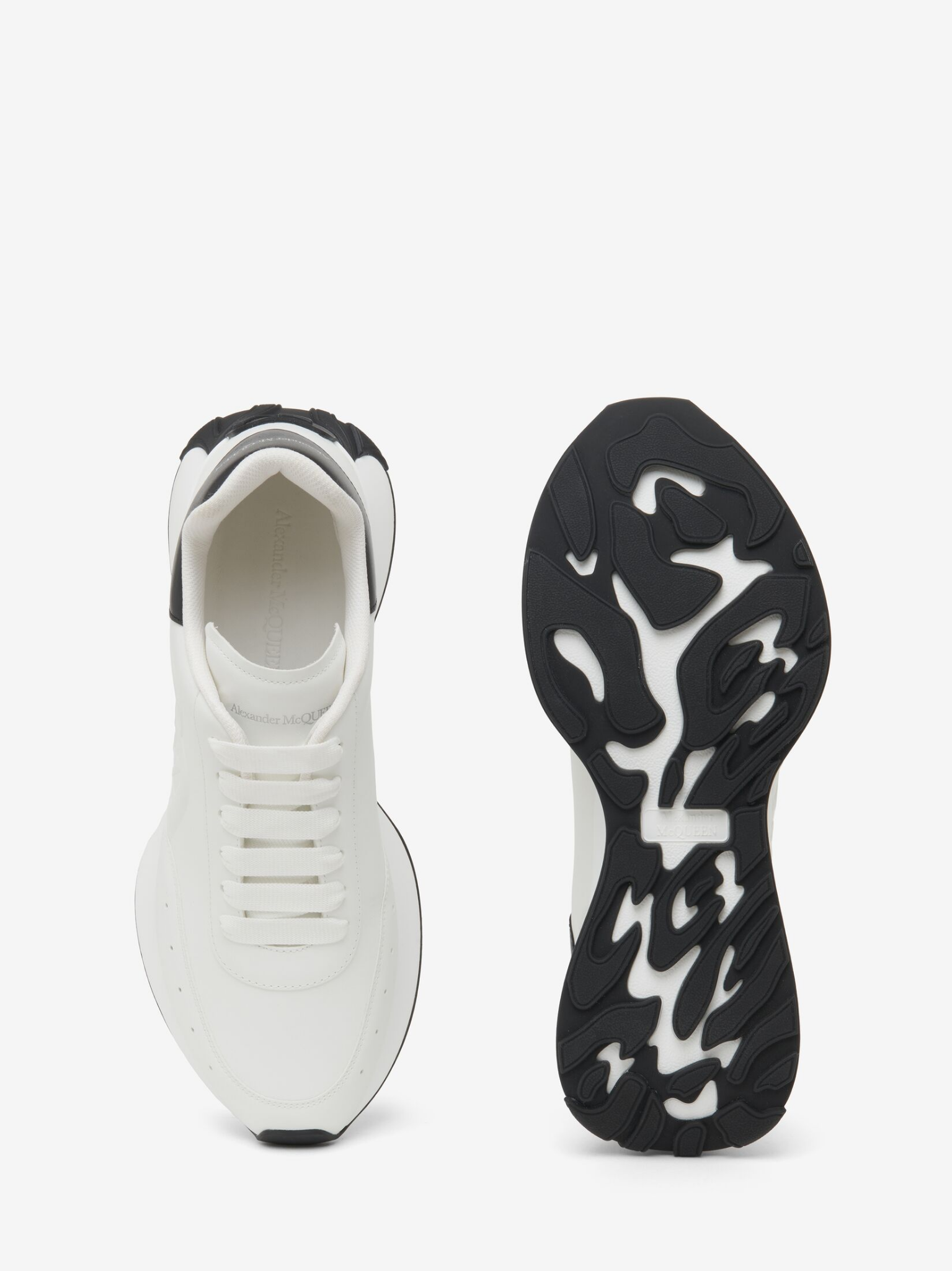  Giày Nam Alexander McQueen Sprint Runner 'White' 