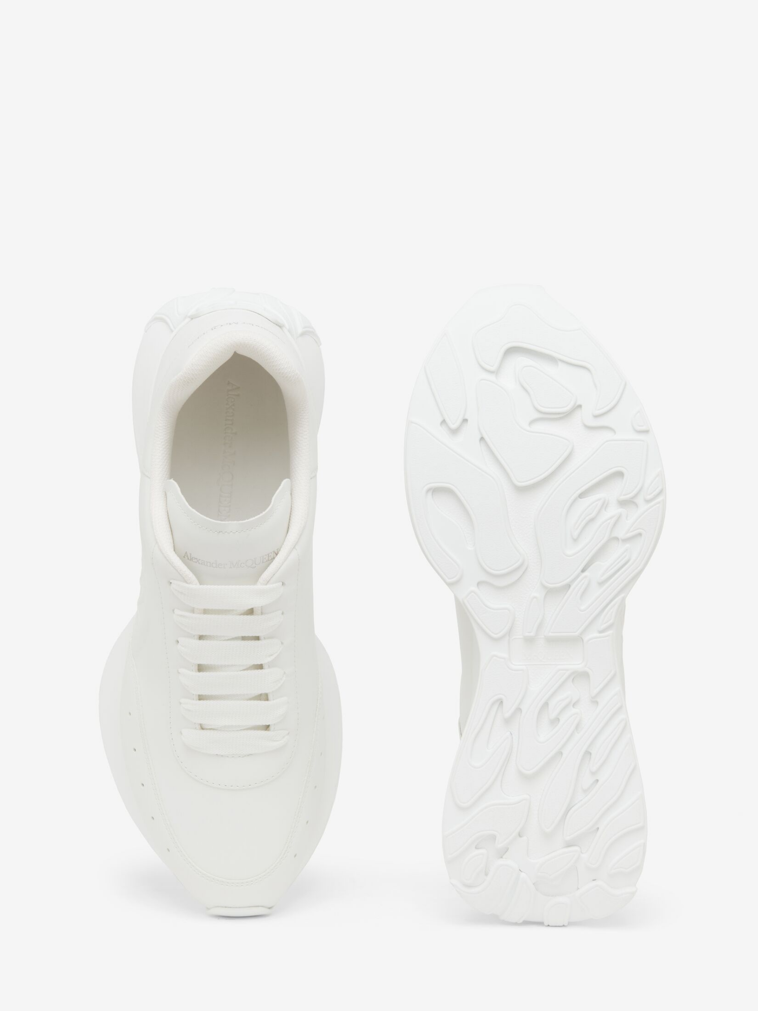  Giày Nam Alexander McQueen Sprint Runner 'White' 