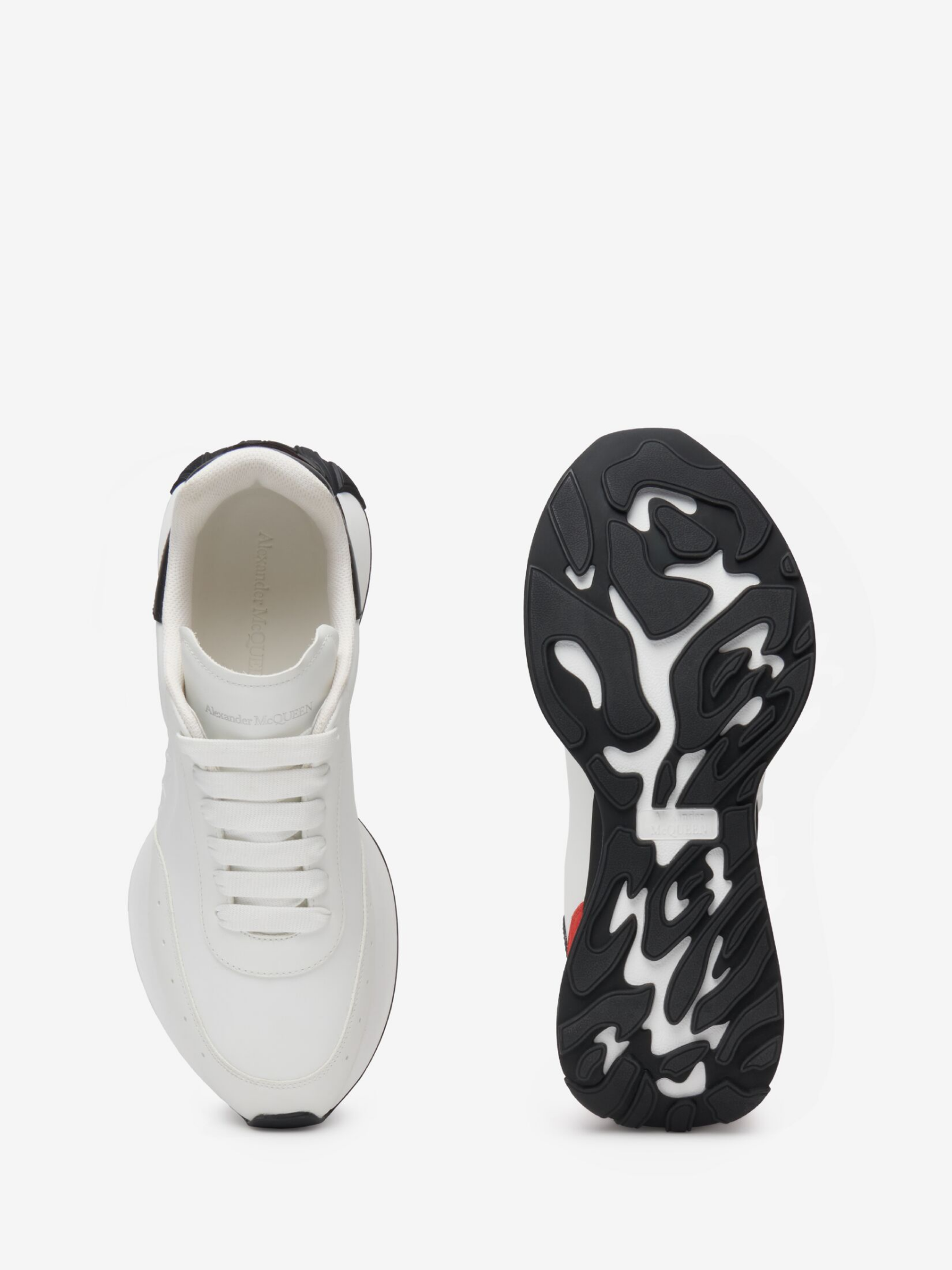  Giày Nam Alexander McQueen Sprint Runner 'White' 