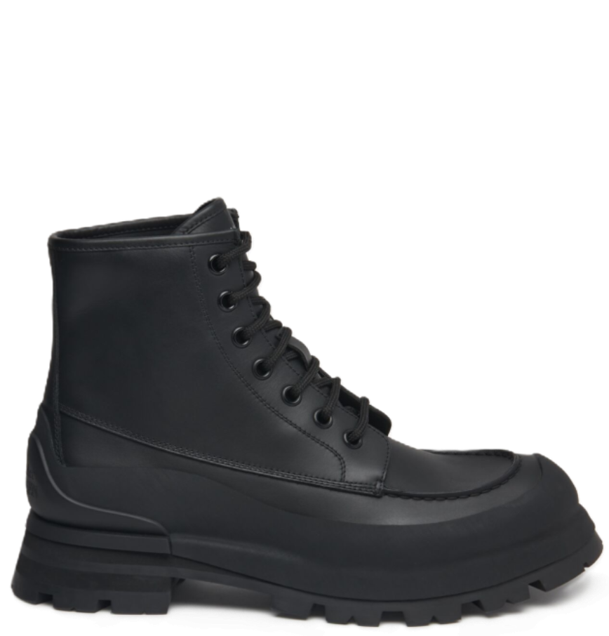  Giày Nam Alexander McQueen Wander Lace Up 'Black' 