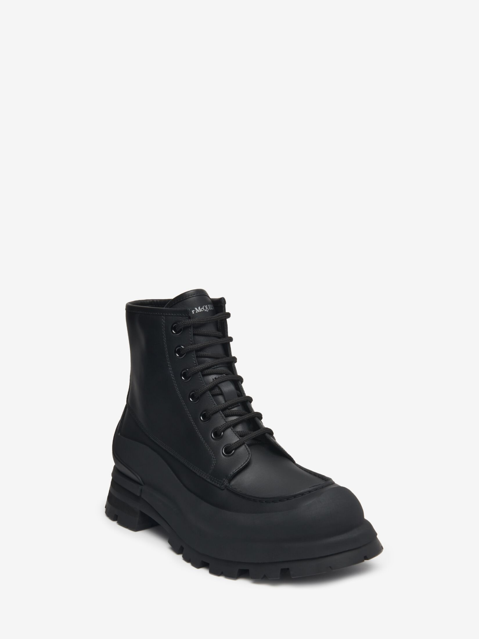  Giày Nam Alexander McQueen Wander Lace Up 'Black' 