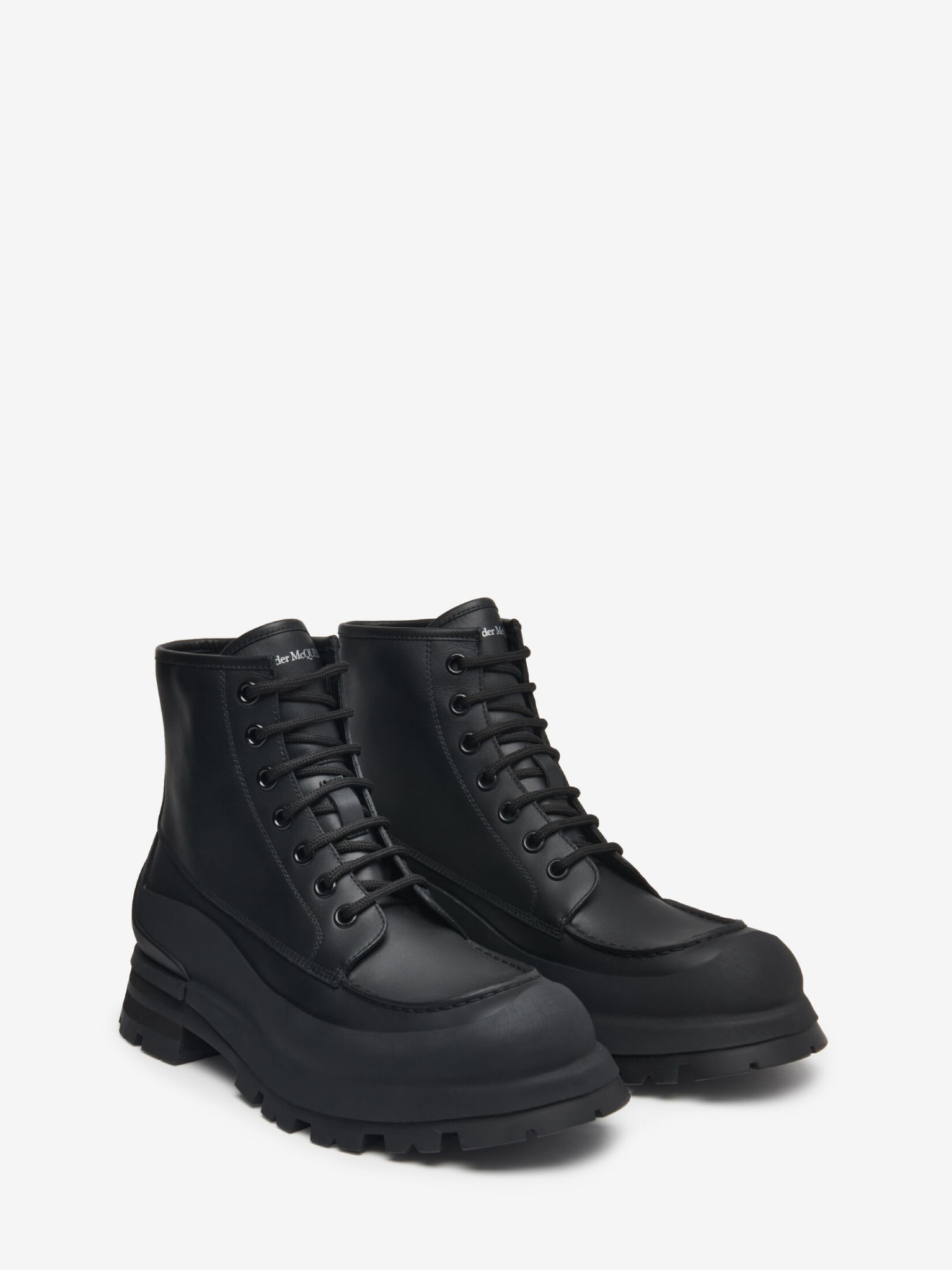  Giày Nam Alexander McQueen Wander Lace Up 'Black' 
