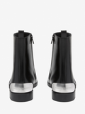  Giày Nam Alexander McQueen Metal Heel Boot 'Black' 