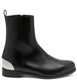  Giày Nam Alexander McQueen Metal Heel Boot 'Black' 