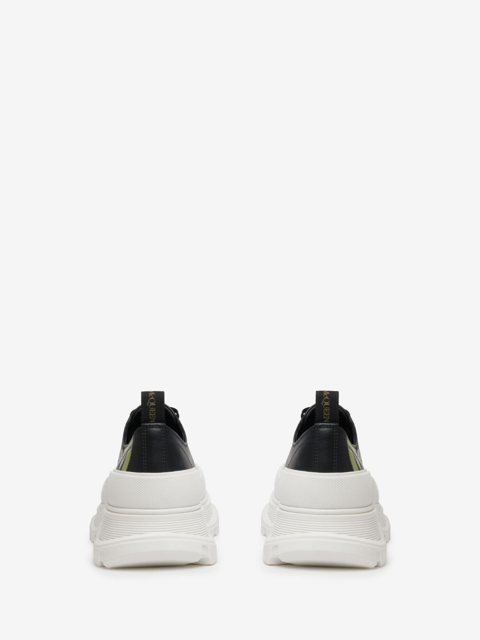  Giày Nam Alexander McQueen Tread Slick Lace Up 'Black' 