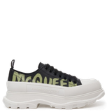  Giày Nam Alexander McQueen Tread Slick Lace Up 'Black' 