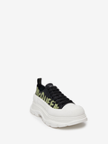  Giày Nam Alexander McQueen Tread Slick Lace Up 'Black' 
